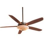 Ceiling Fan with Five Blades and Light Kit