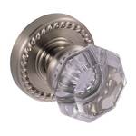 Clear Crystal Door Knob Passage Set
