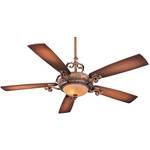 56-Inch Ceiling Fan with Five Blades and Light Kit 