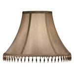 Medium Bell-Shaped Lampshade with Beaded Trim