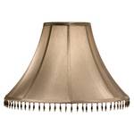 Large Bell-Shaped Lampshade with Beaded Trim