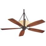 52-Inch Ceiling Fan with Five Blades and Light Kit