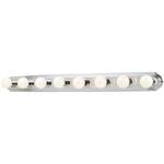 Eight-Light Bathroom Fixture
