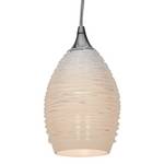 Adele White Glass Mini-Pendant