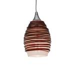 Adele Plum Glass Mini-Pendant