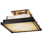 Four-Light Semi-Flush Ceiling Fixture