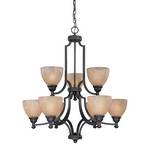 Nine-Light Chandelier