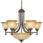 Nine-Light Chandelier