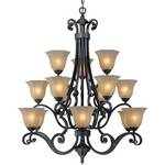 Fifteen-Light Chandelier