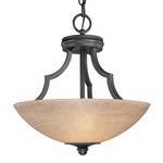 Convertible Semi-Flush/Pendant Ceiling Light Fixture 