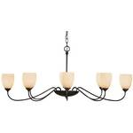 Oval Eight-Light Chandelier