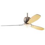 Ceiling Fan with Three Blades (Light Kit Optional) 
