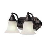 Energy Star Qualified Two-Light Bathroom Fixture