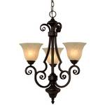 Three-Light Chandelier