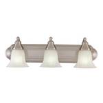 Energy Star Qualified Three-Light Bathroom Fixture