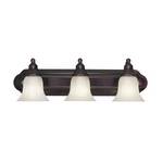 Energy Star Qualified Three-Light Bathroom Fixture