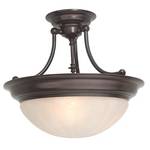 Three-Light Semi-Flush Ceiling Fixture