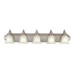 Energy Star Qualified Five-Light Bathroom Fixture