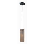 Mini-Pendant with Rectangular Shade