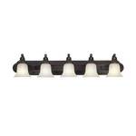 Energy Star Qualified Five-Light Bathroom Fixture