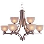 Energy Star Qualified Nine-Light Chandelier