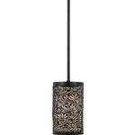 Modern Mini-Pendant with Leaf Motif