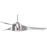 Ceiling Fan with Three Blades and Light Kit