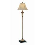 Floor Lamp with Painted Finish and Shade