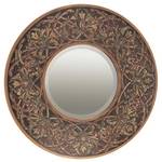 Scroll Framed Round Mirror
