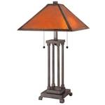Table Lamp with Mica Shade