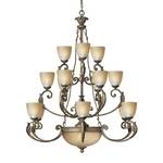 Eighteen-Light Chandelier