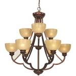 Nine-Light Chandelier