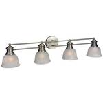Four-Light Bathroom Fixture  