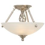 Three-Light Semi-Flush Ceiling Fixture 