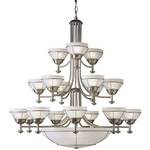 Twenty-One-Light Chandelier 