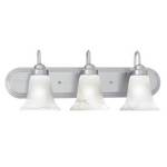 Three-Light Vanity Bathroom Fixture