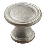 Weathered Nickel Copper Cabinet Knob
