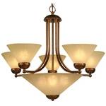 Eight-Light Chandelier
