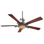 Ceiling Fan with Five Blades and Light Kit