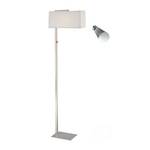 Modern Floor Lamp with Rectangular Shade and 6-Watt LED Lamp