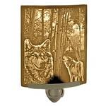 Wolves Lithophane Night Light 