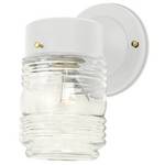 Outdoor Wall Light with Jelly Jar Glass