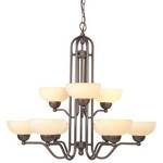 Nine-Light Chandelier