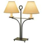 Two-Light Table Lamp with Shades