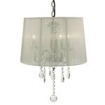 Three-Light Crystal Chandelier