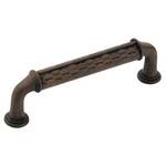 4-3/8-Inch Antique Rust Cabinet Pull