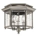 Three-Light Semi-Flush Ceiling Fixture