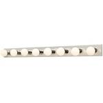Eight-Light Bathroom Fixture