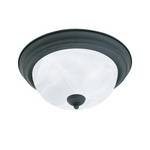 13-1/4-Inch Two-Light Flushmount Ceiling Fixture