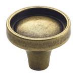 Distressed Brass Cabinet Knob